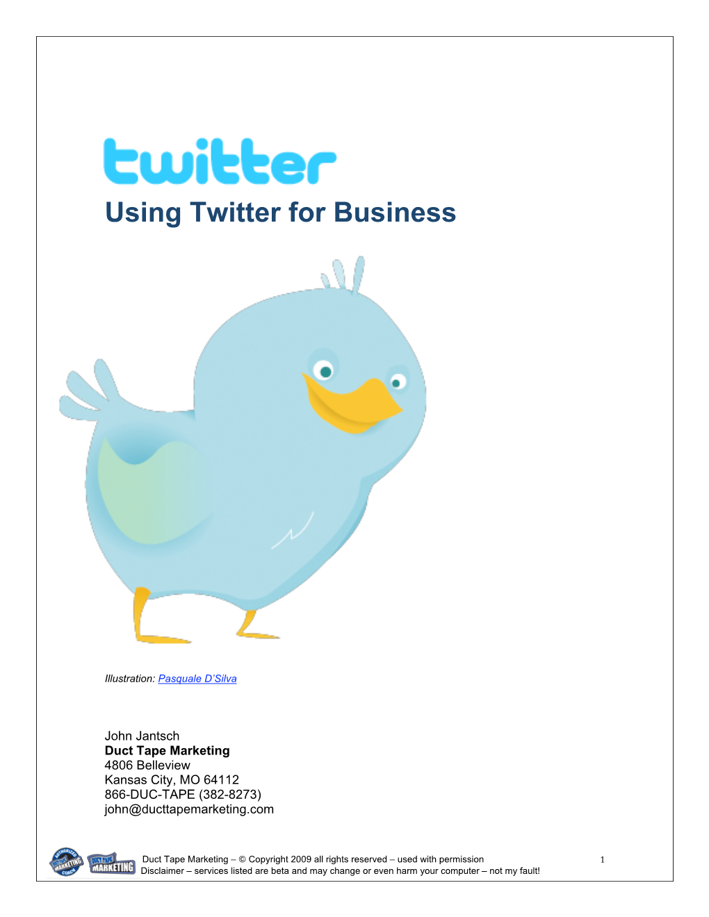 Using Twitter for Business