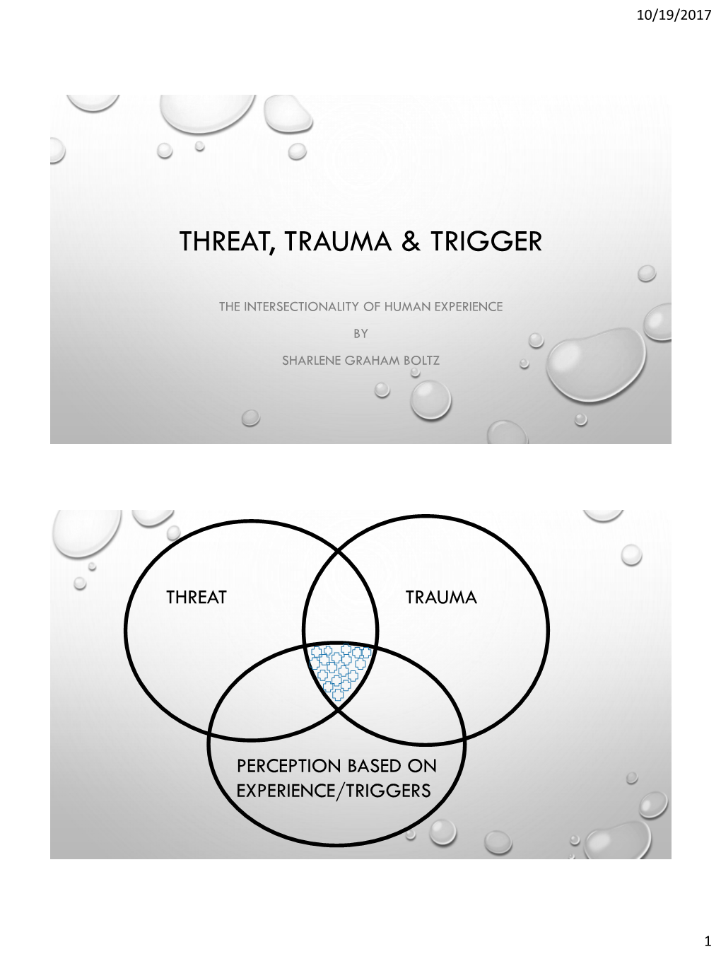 Session Threat Trauma Trigger Handout