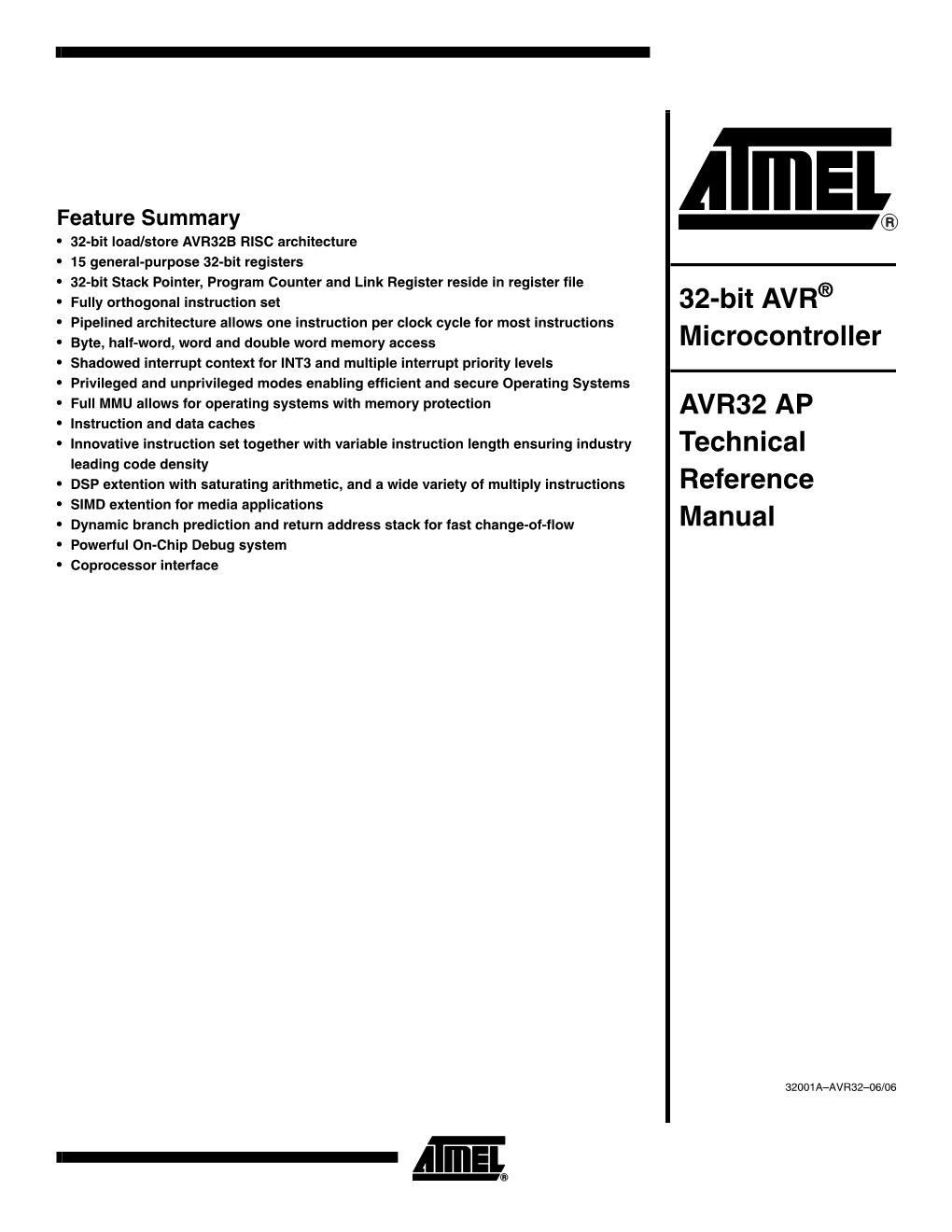 AVR(R) 32-Bit Technical Reference Manual