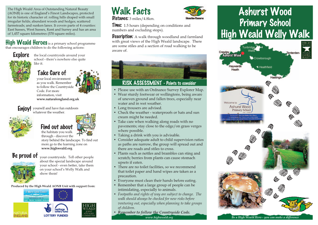 Ashurst Wood High Weald Welly Walk