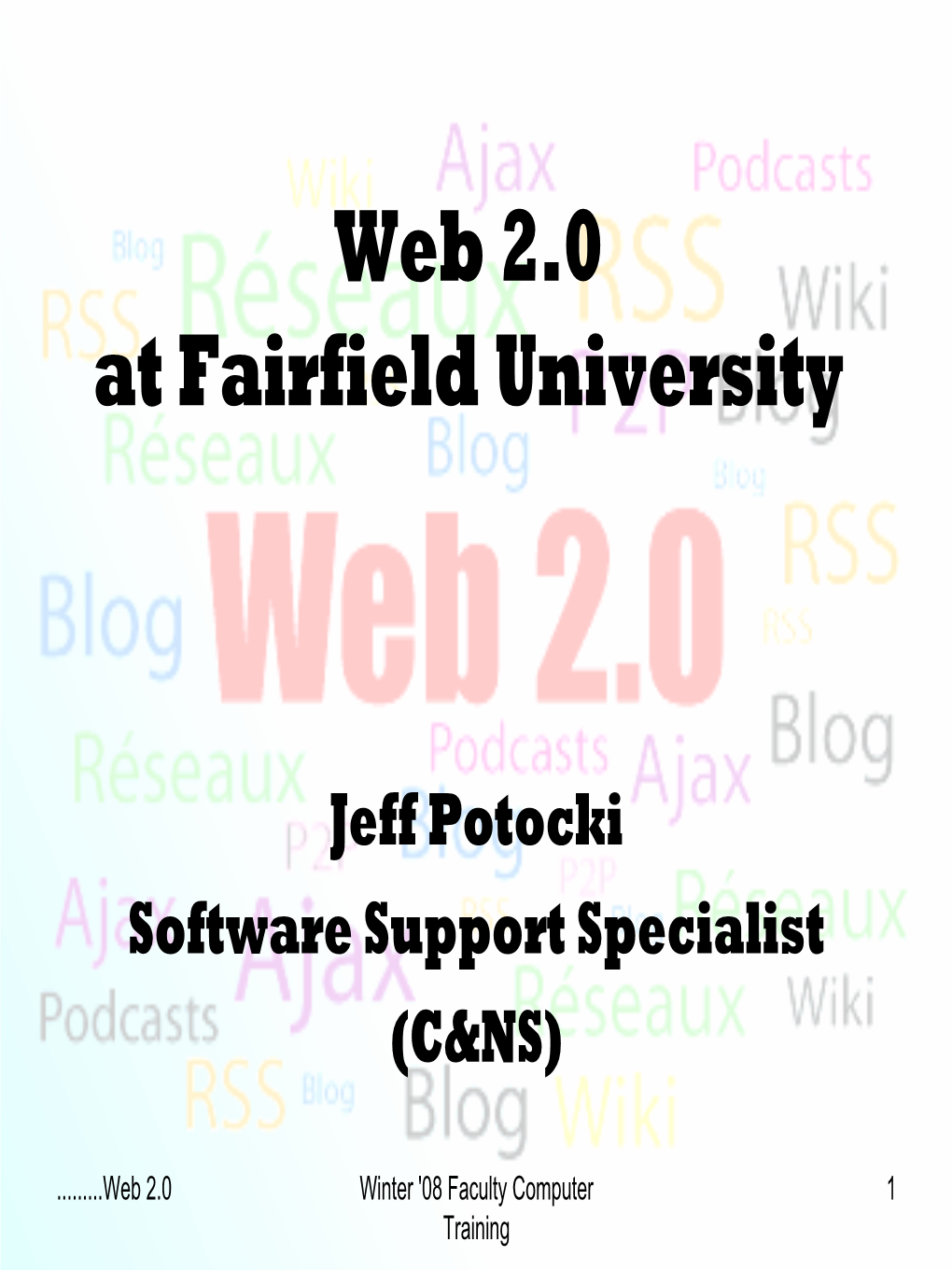 Web 2.0 at Fairfield University