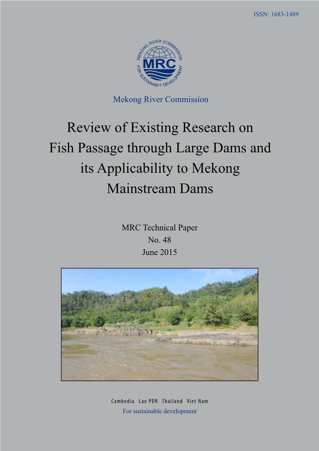 Review of Existing Research on Fish Passage Through Large Dams and Its Applicability