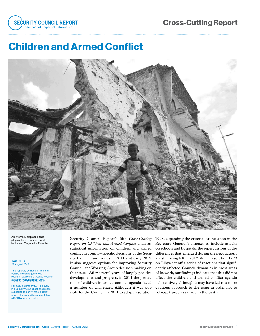 Children and Armed Conflict