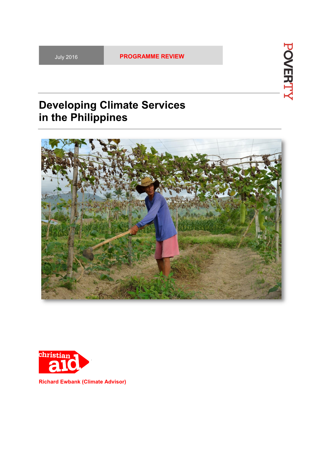 Developing Climate Services in the Philippines