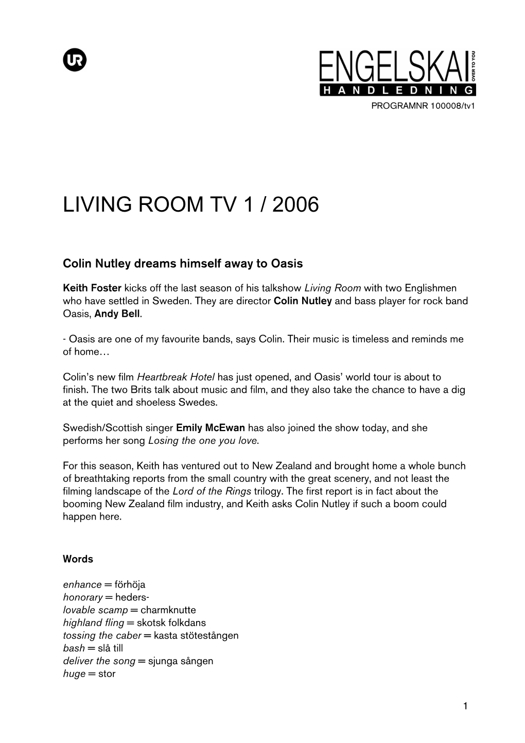 Living Room Tv 1 / 2006