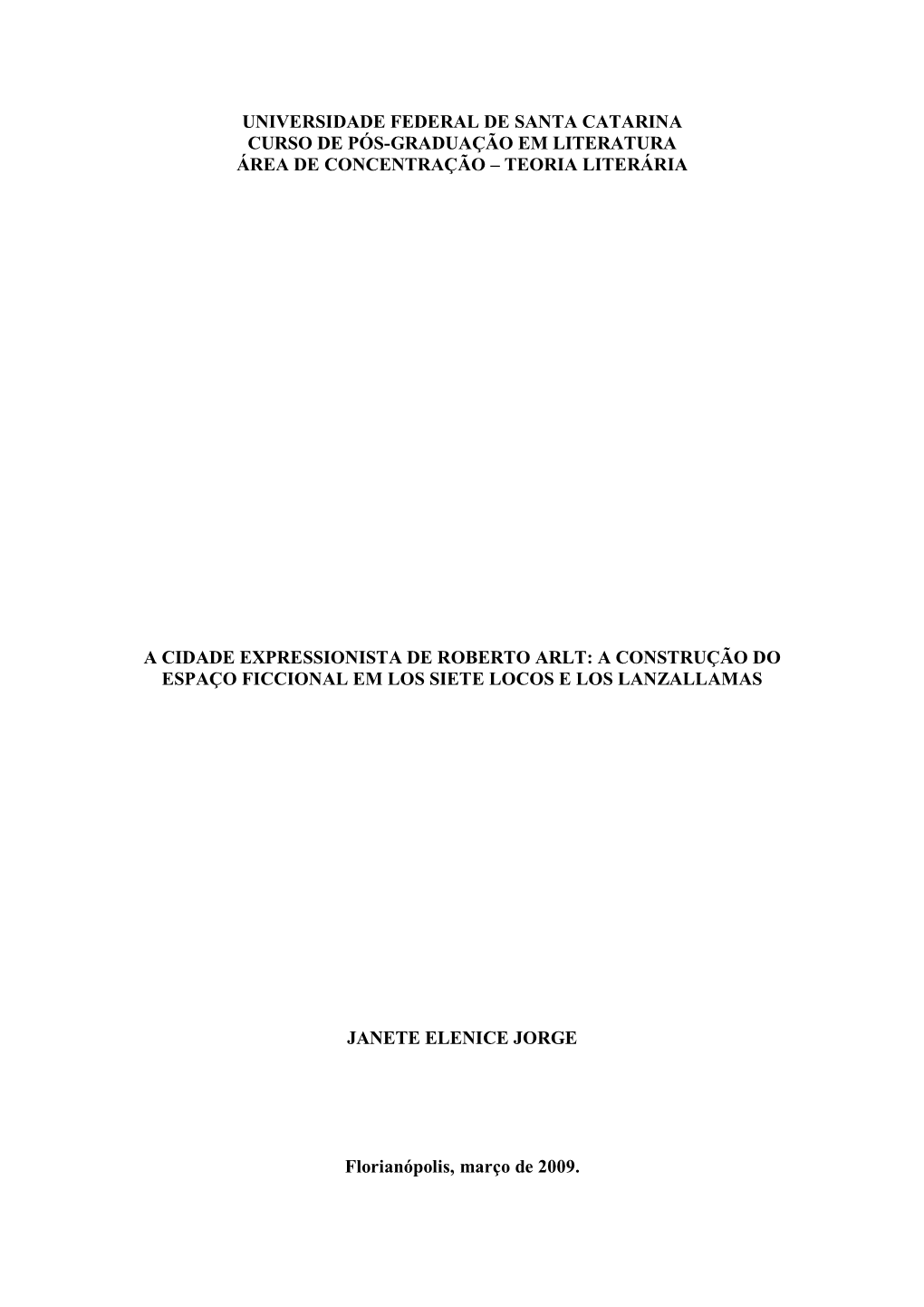 A Buenos Aires Literária De Roberto Arlt: Uma Cidade Construída Por