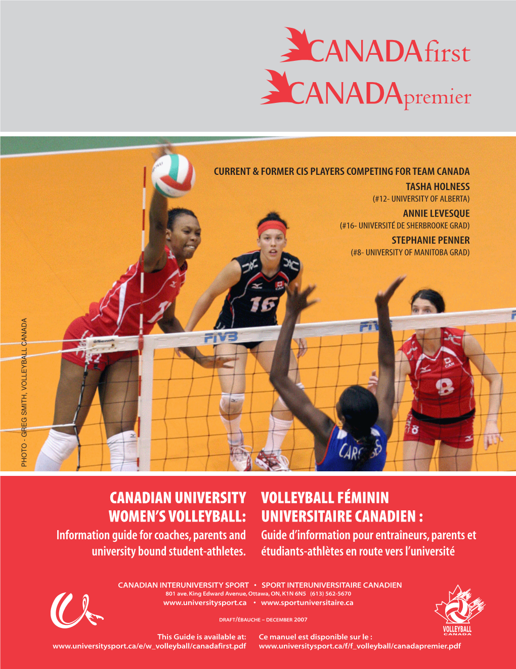 Canada 1St Volleyball B 3/5/08 3:22 PM Page 1