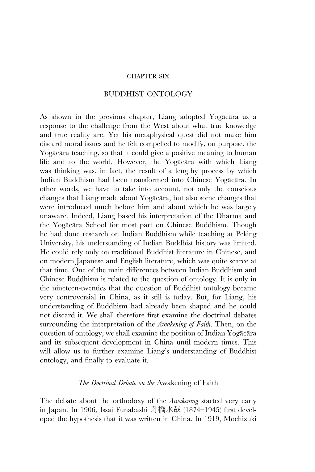 BUDDHIST ONTOLOGY As Shown in the Previous Chapter