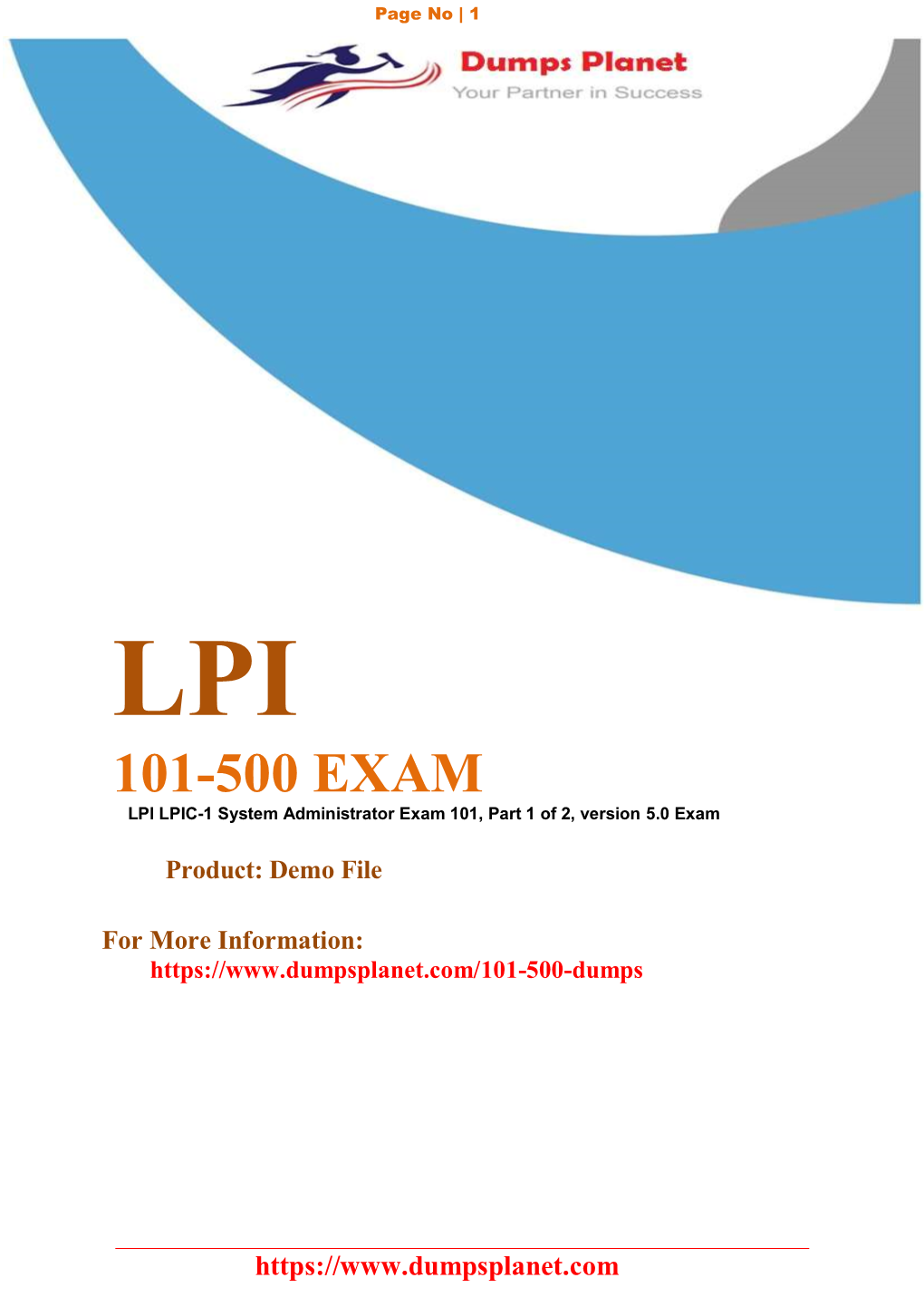 LPI 101-500 EXAM LPI LPIC-1 System Administrator Exam 101, Part 1 of 2, Version 5.0 Exam