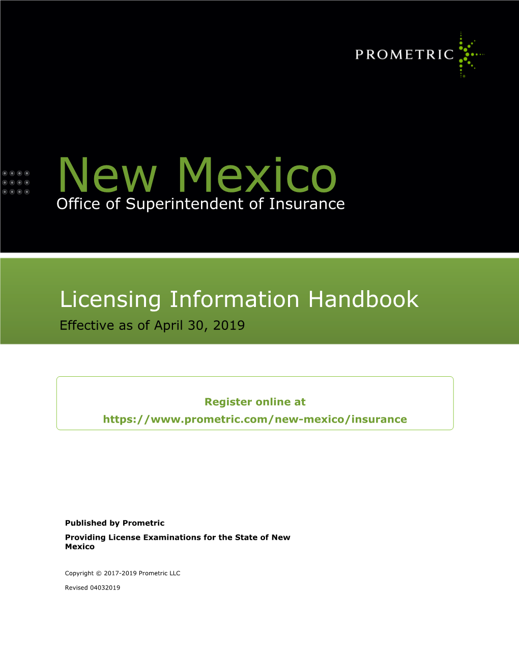 New Mexico Insurance Licensing Information Bulletin