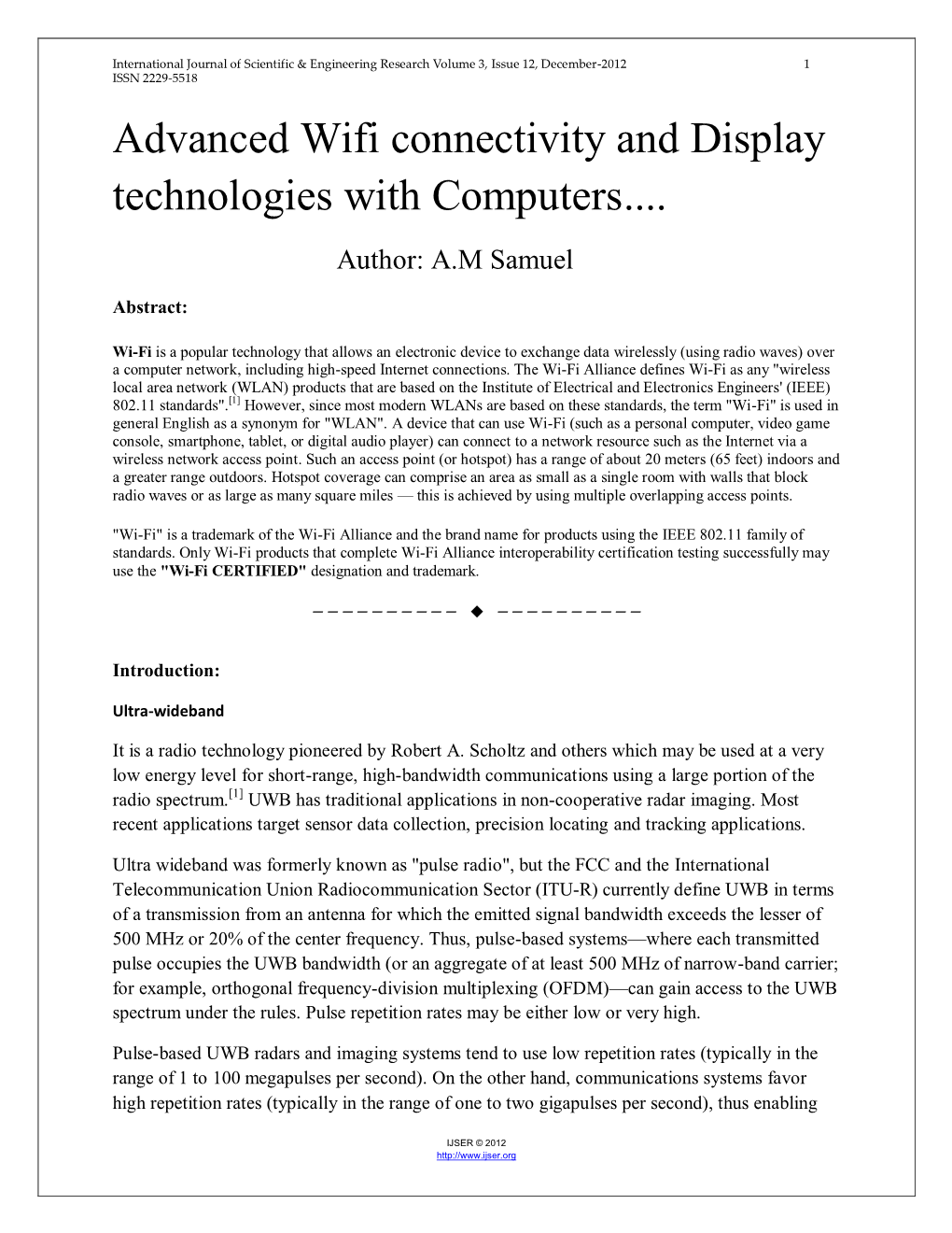 Advanced Wifi Connectivity and Display Technologies with Computers
