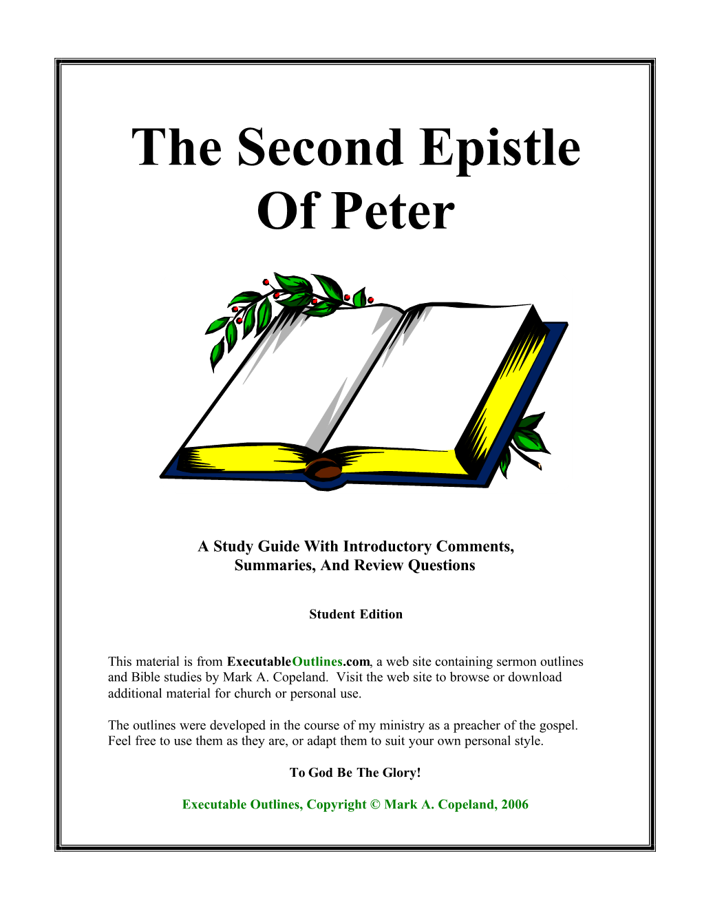 The Second Epistle of Peter