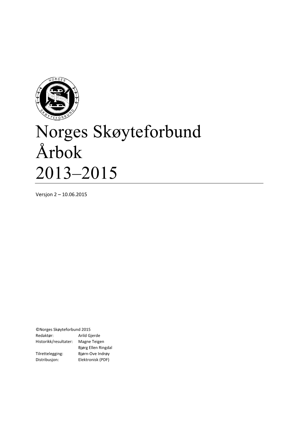 Norges Skøyteforbund Årbok 2013–2015