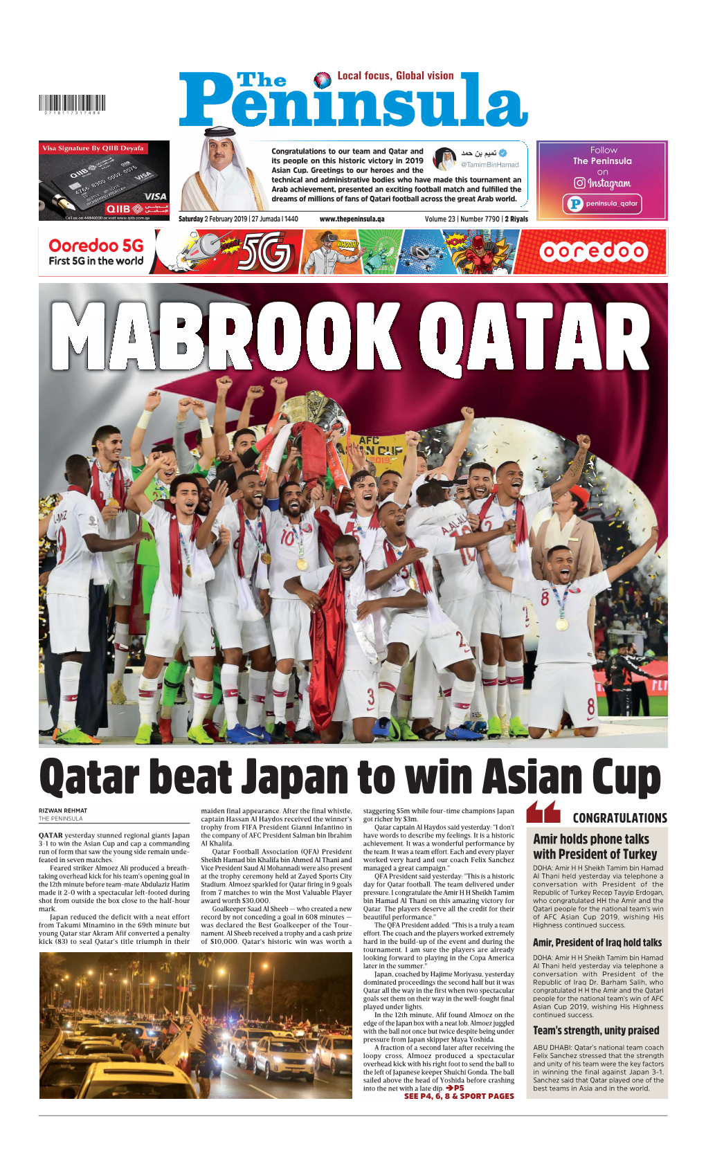 Qatar Beat Japan to Win Asian Cup