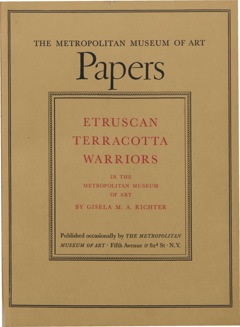 Etruscan Terracotta Warriors