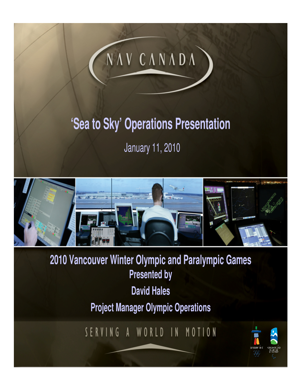 'Sea to Sky' Operations Presentation