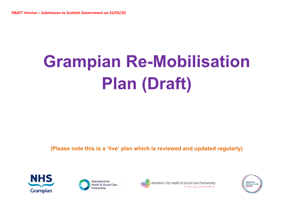 Grampian Re-Mobilisation Plan (Draft)