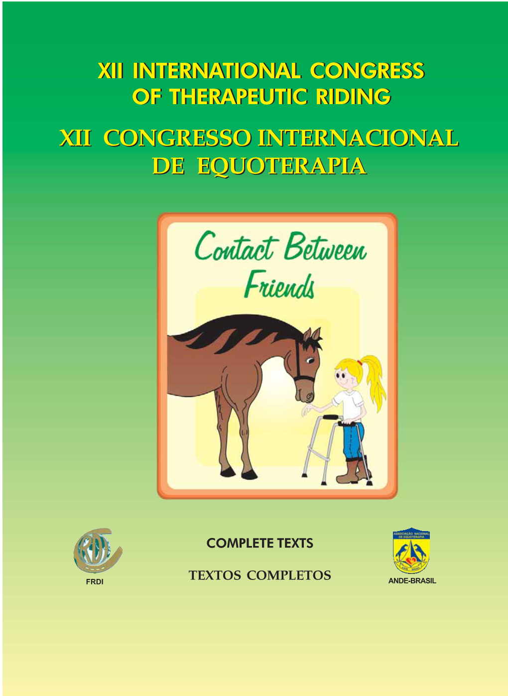 Xii Congresso Internacional De Equoterapia Xii Congresso Internacional De Equoterapia