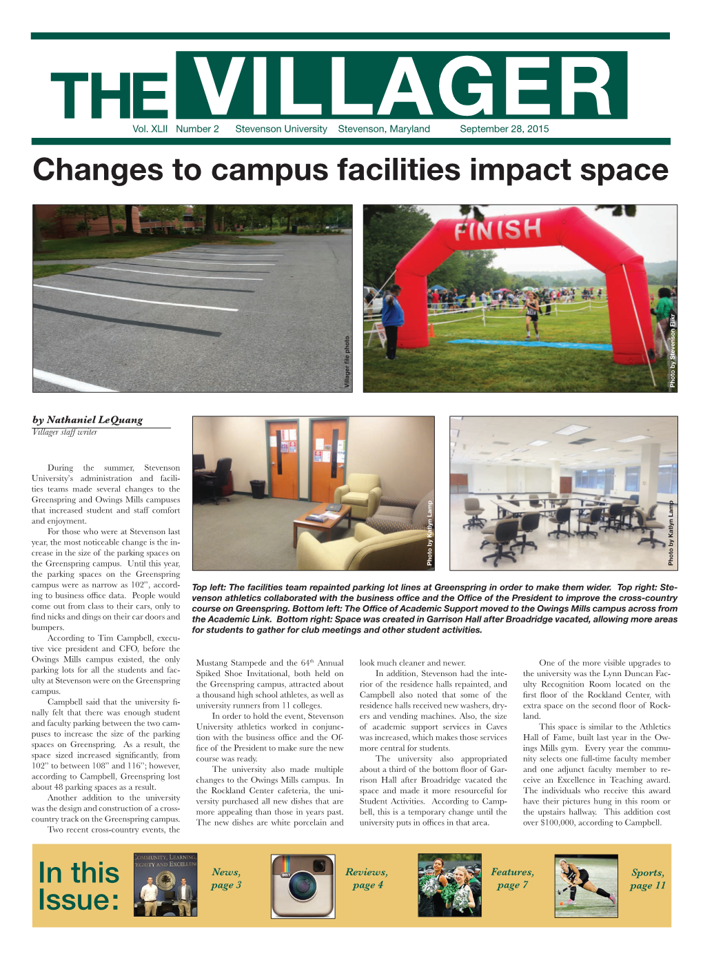 Changes to Campus Facilities Impact Space Villager File Photo Villager Photo by Stevenson Flikr by Nathaniel Lequang Villager Staff Writer