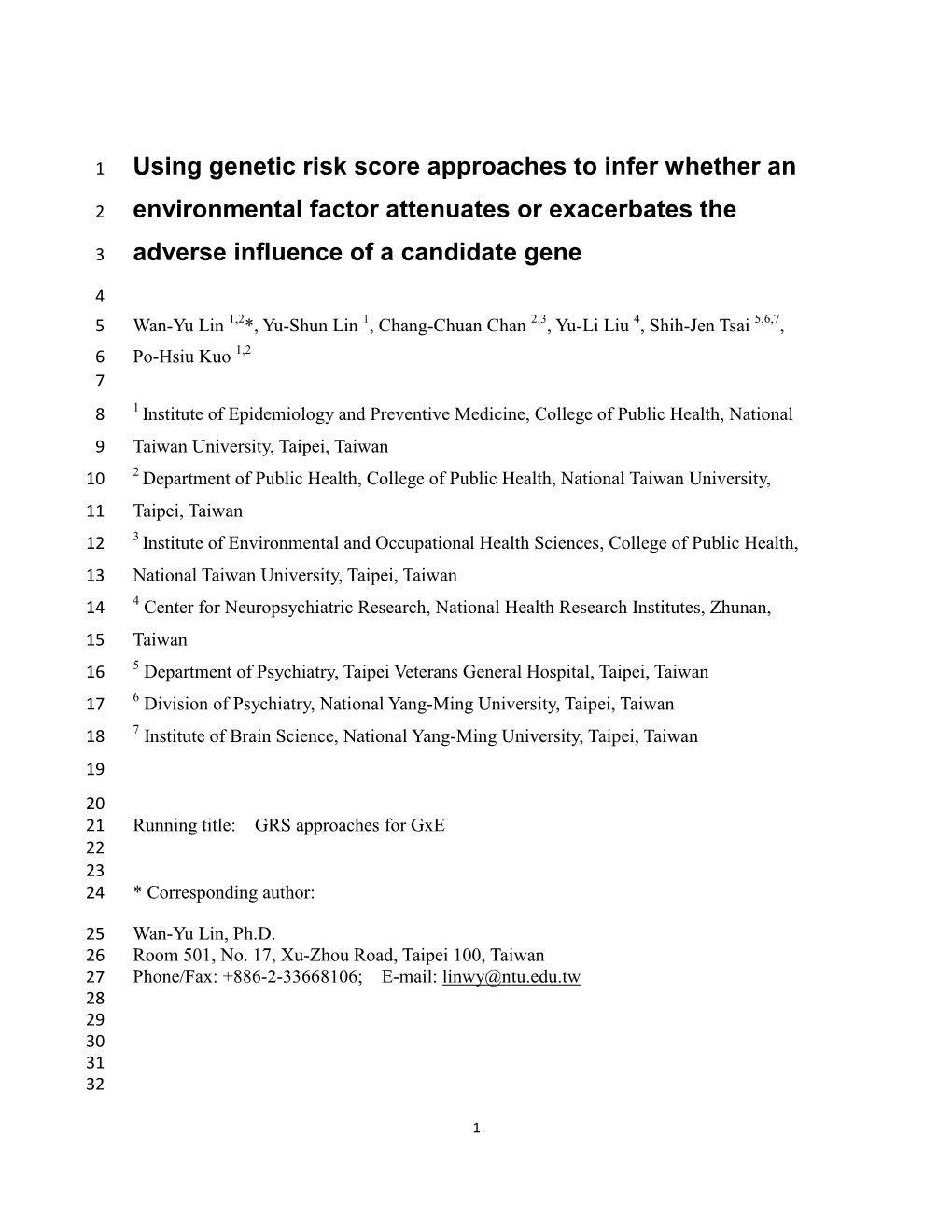 Using Genetic Risk Score Approaches to Infer Whether an Environmental