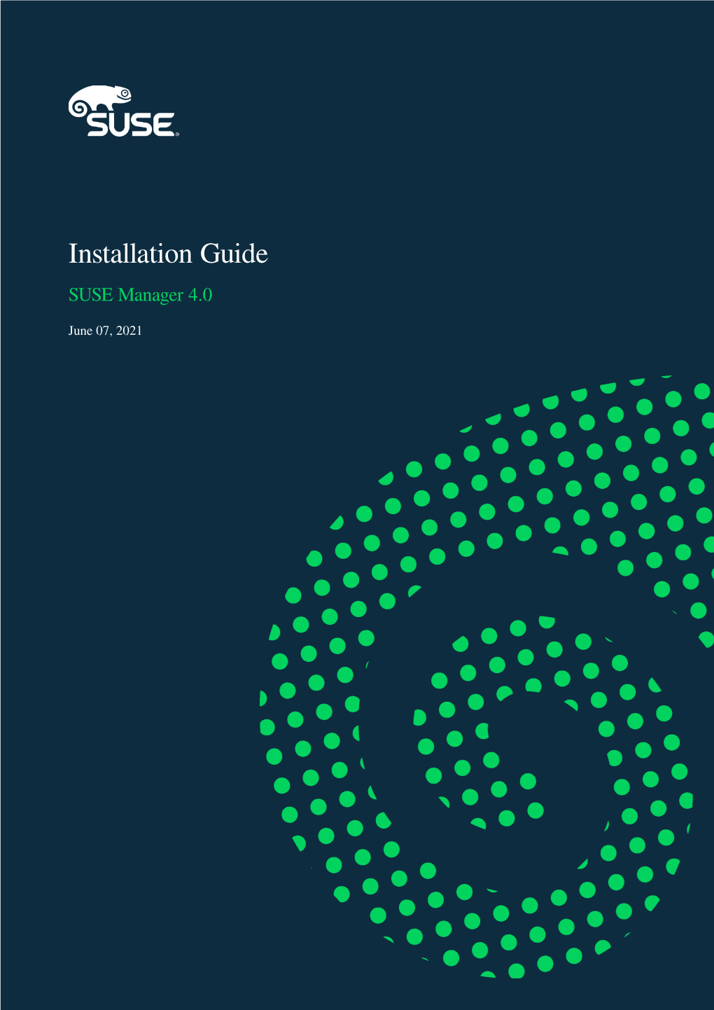 Installation Guide: SUSE Manager