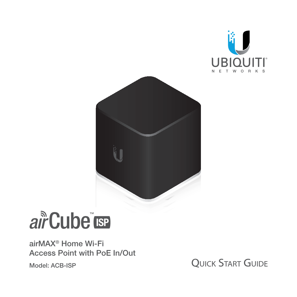 Airmax Aircube ISP Quick Start Guide