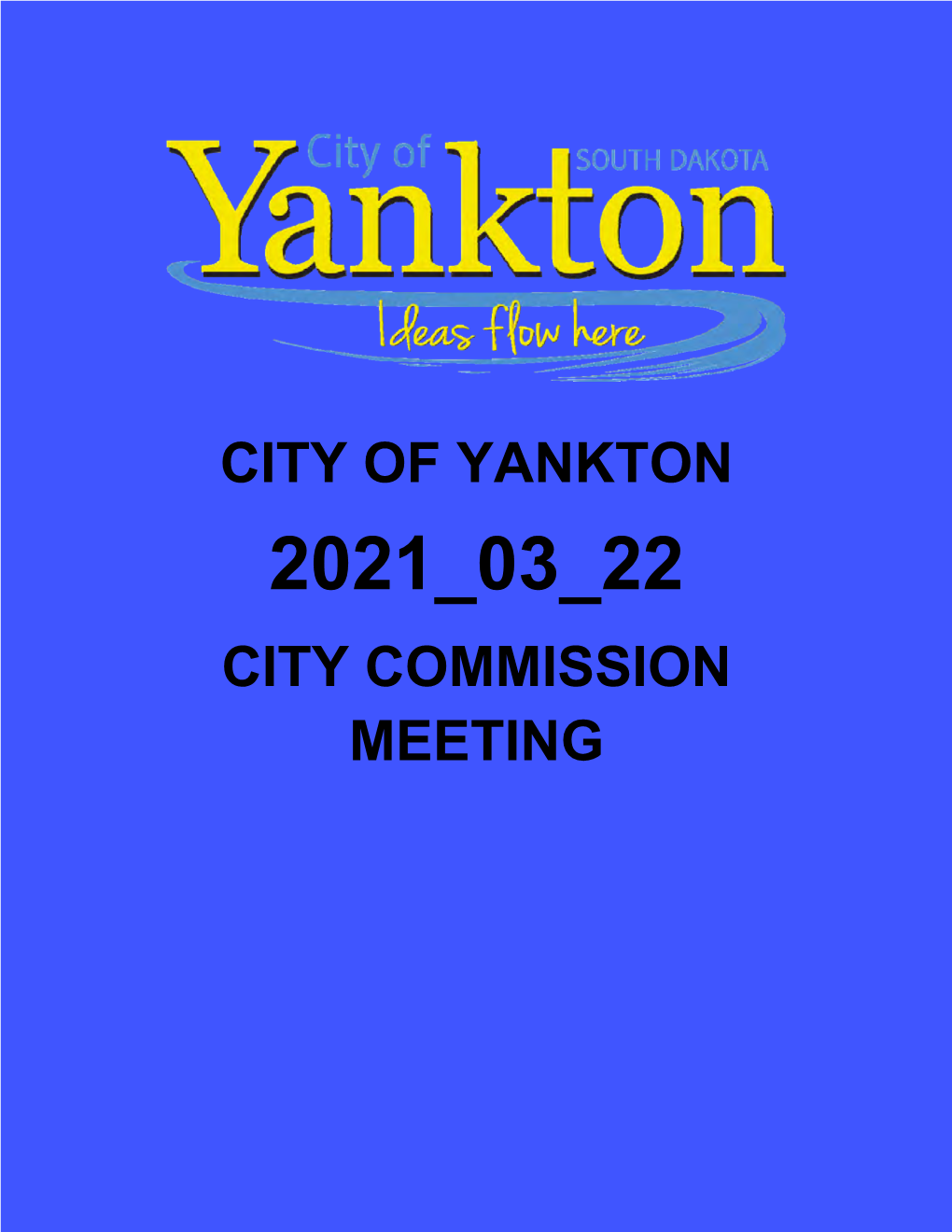 City of Yankton City Commission Meeting