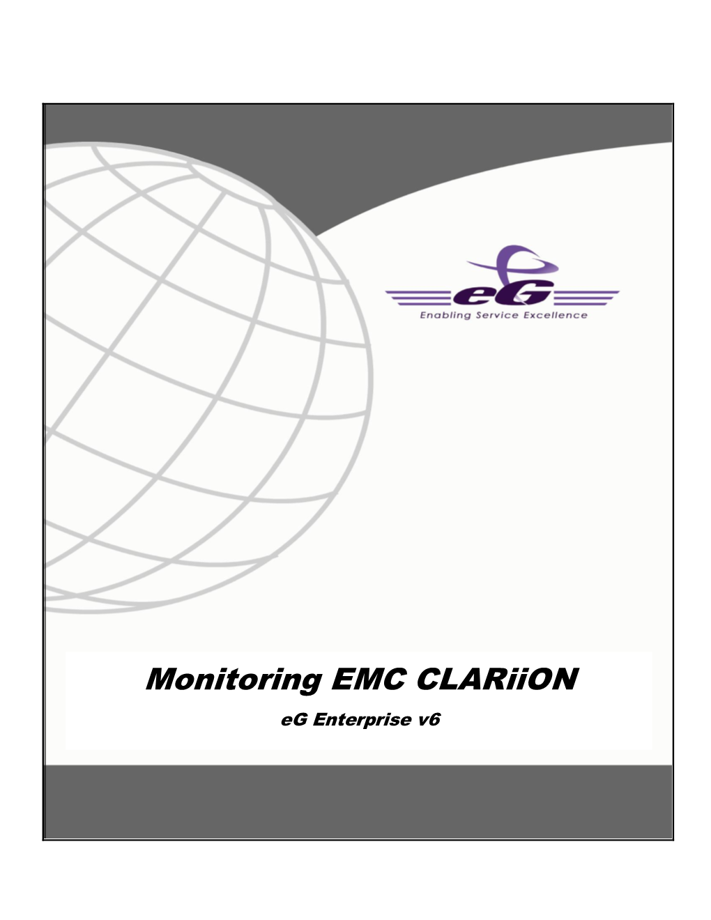 Monitoring EMC Clariion Eg Enterprise V6