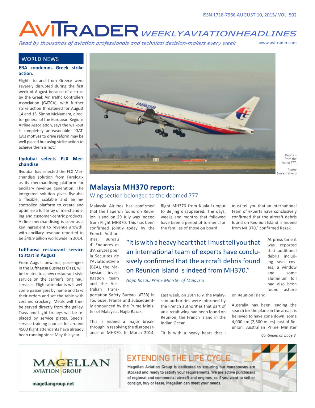 Malaysia MH370 Report