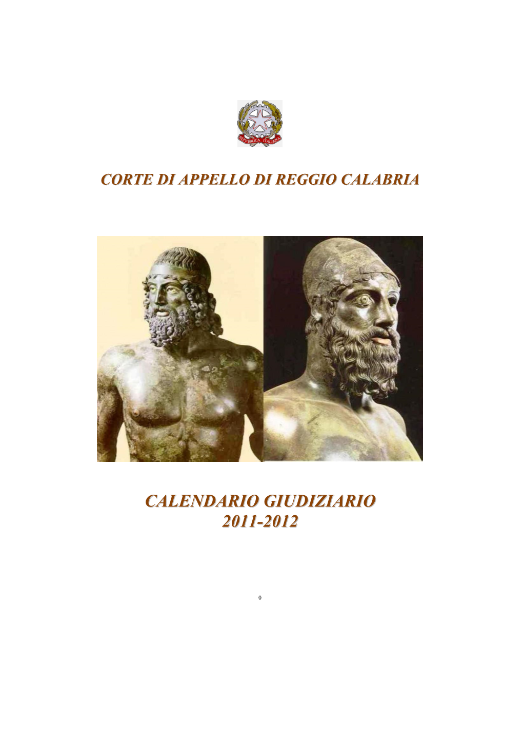 Calendario Giudiziario 2011-2012