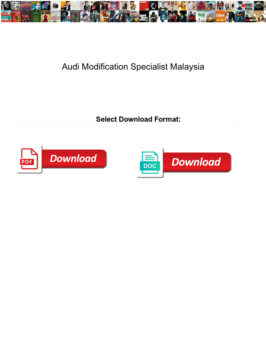 Audi Modification Specialist Malaysia