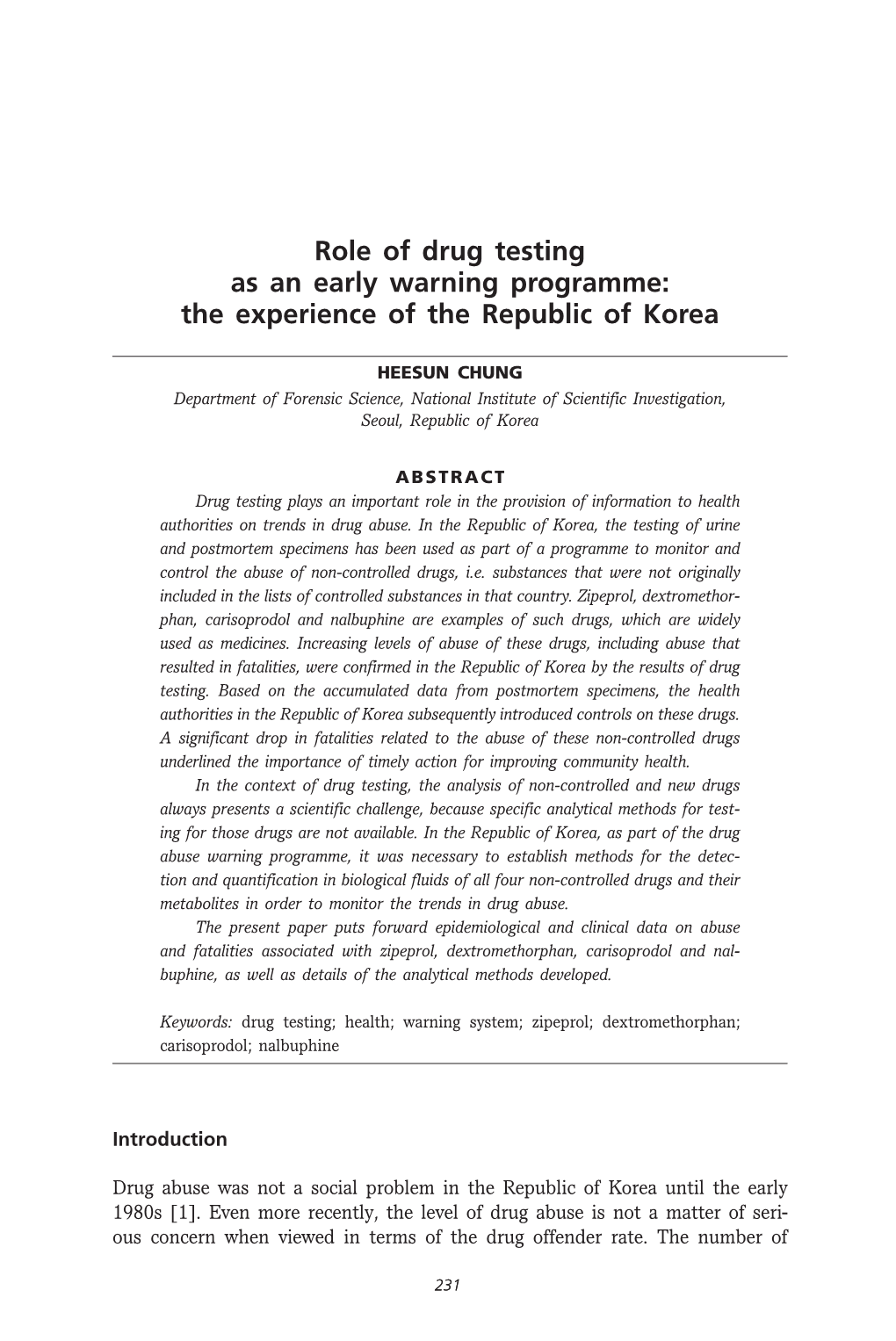 BULLETIN on NARCOTICS, Volume LVII, Nos. 1 and 2, 2005