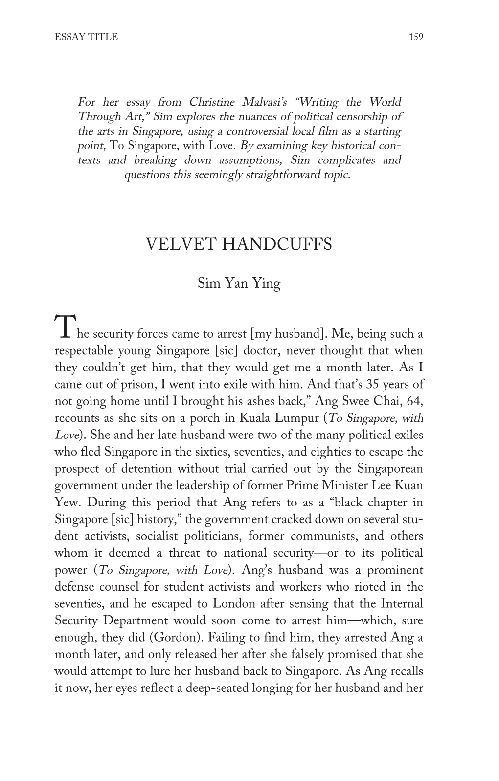 Velvet Handcuffs