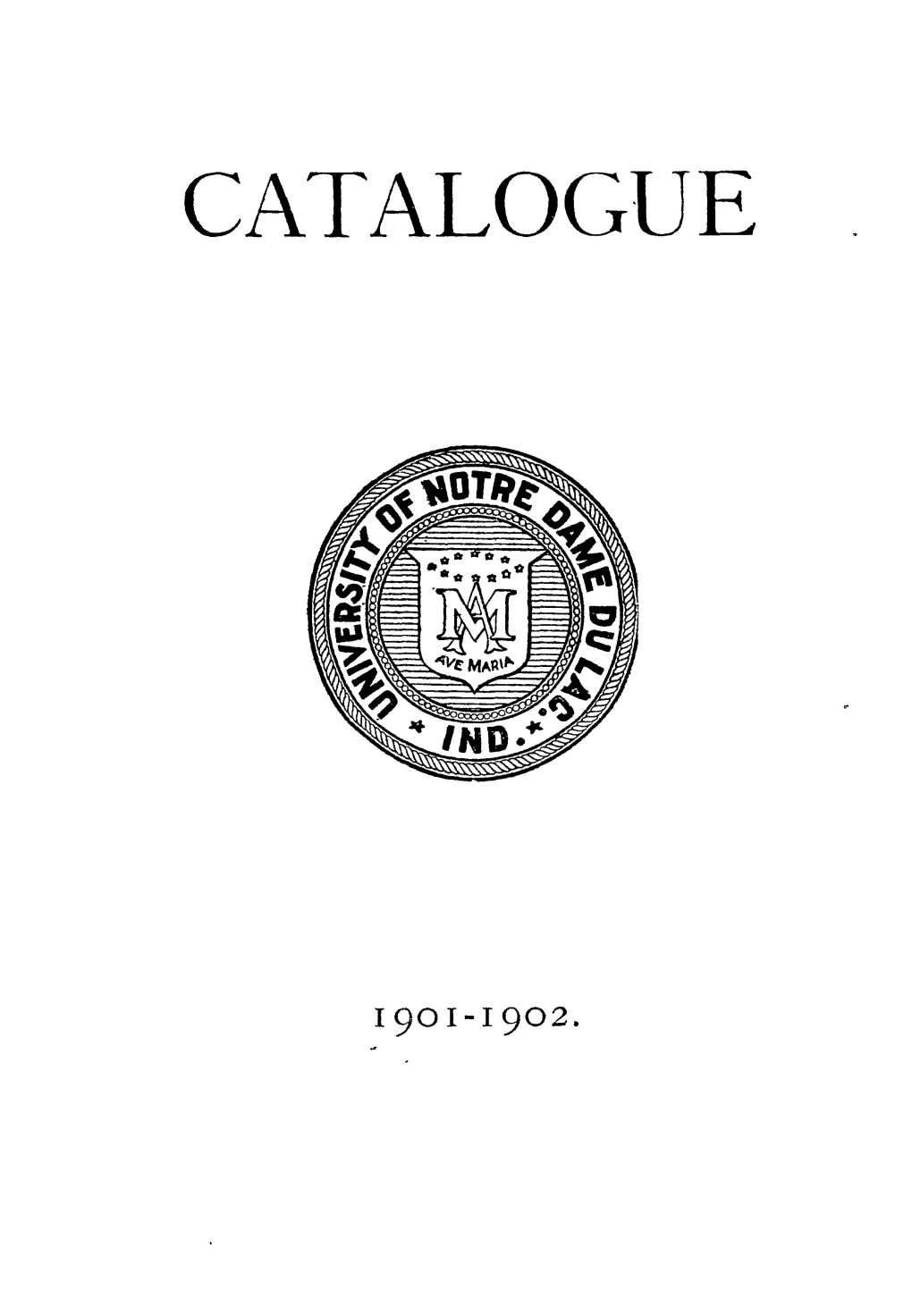See 1901/1902 Catalogue