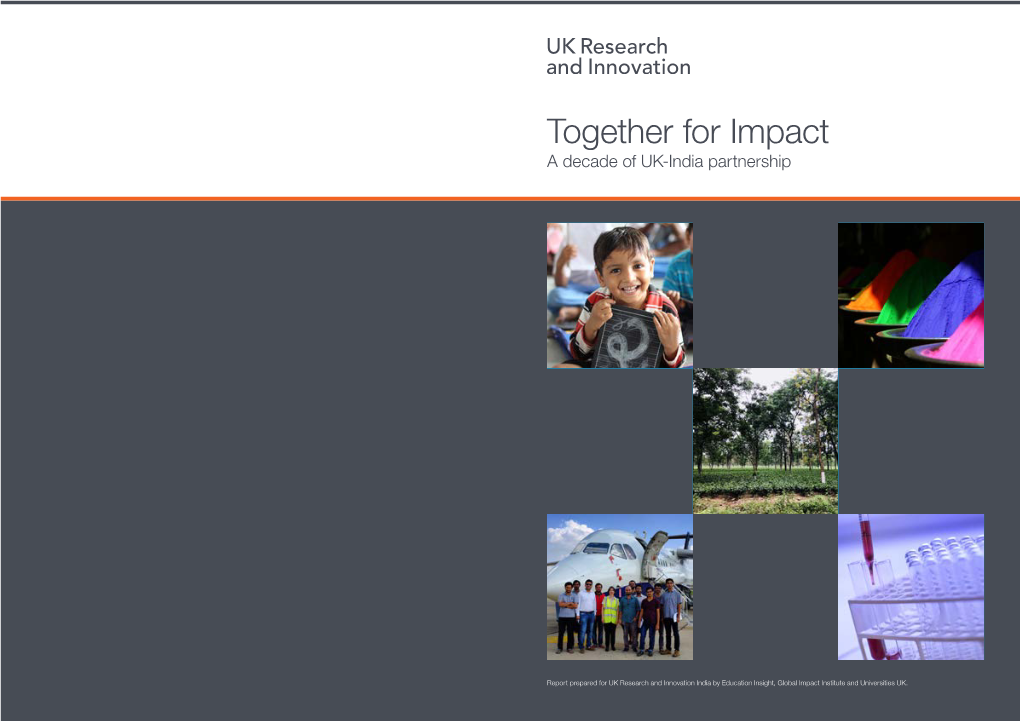 Together for Impact a Decade of UK-India Partnership