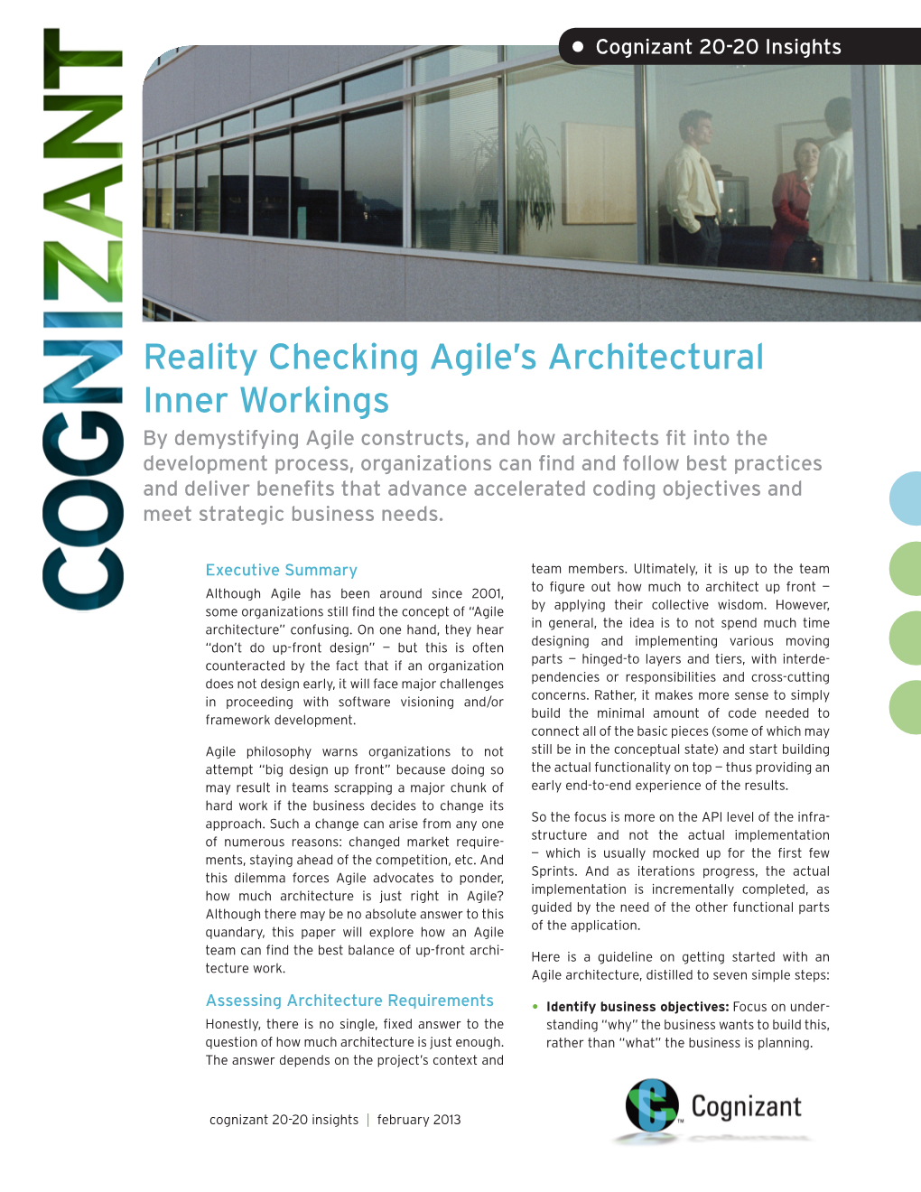 Reality Checking Agile's Architectural Inner Workings