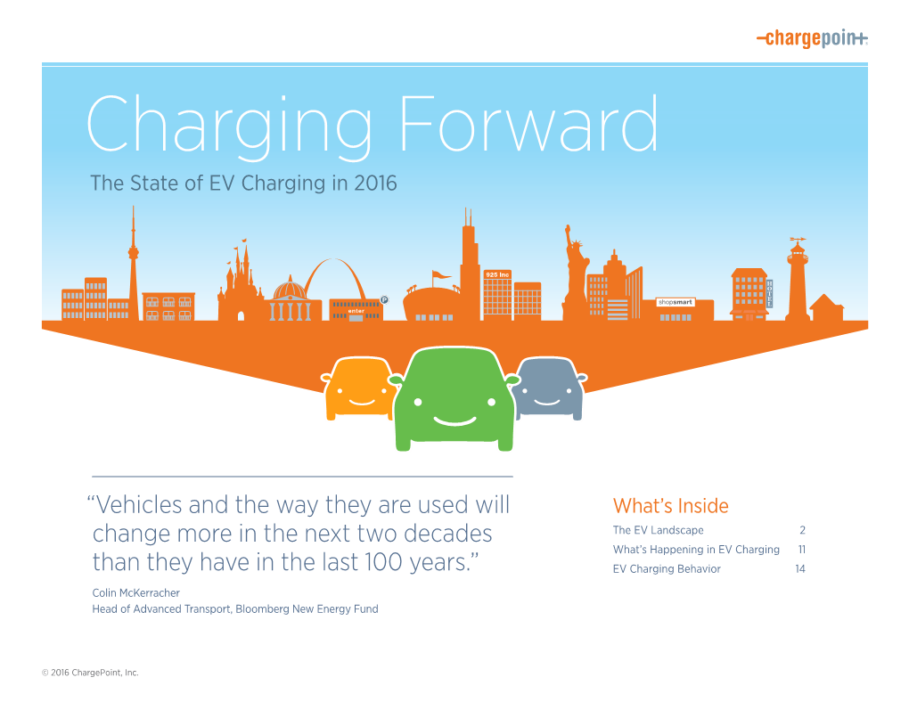 EV EV Charging Charging in in 2016 2016