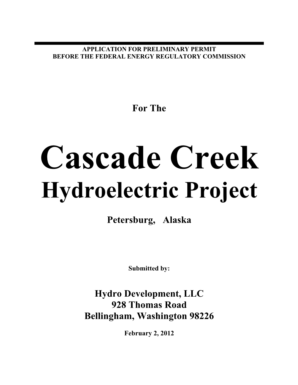 Hydroelectric Project
