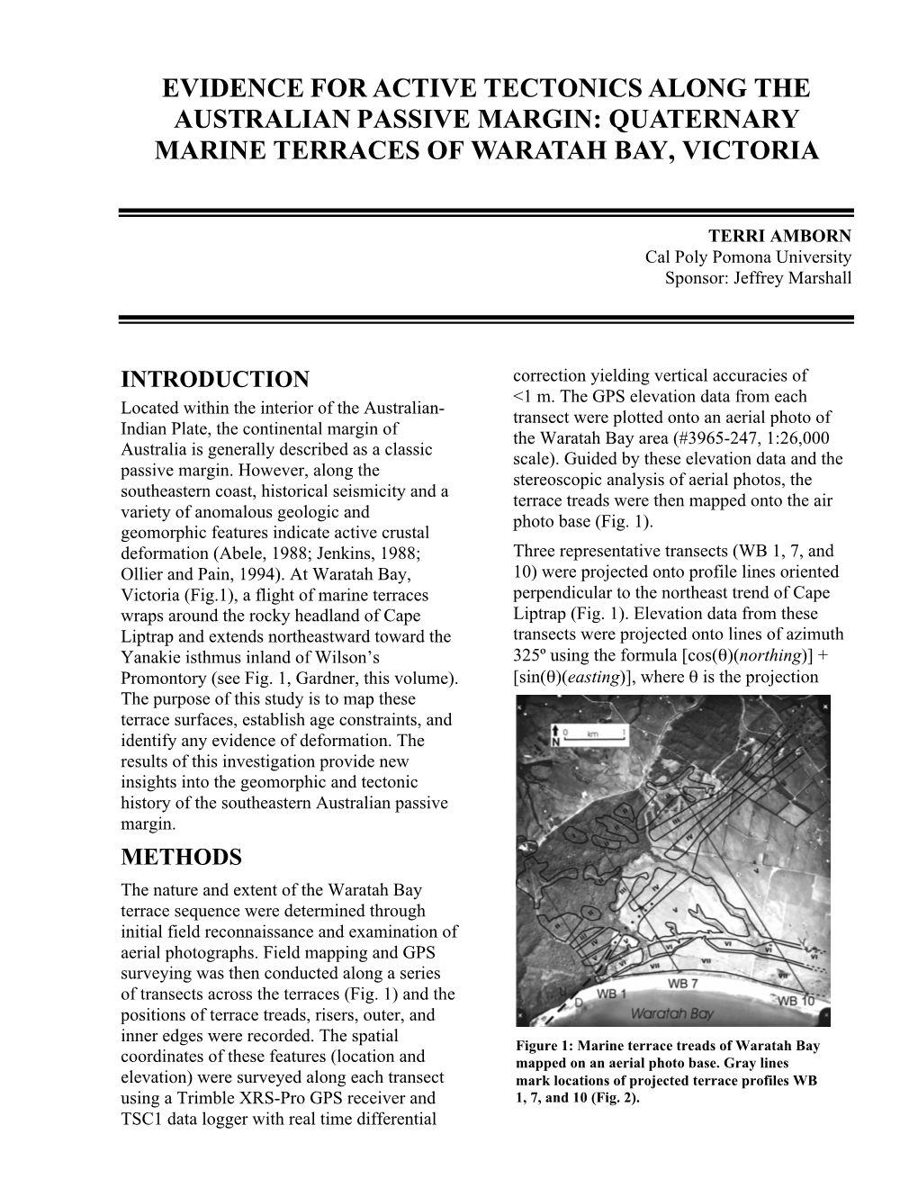 Quaternary Marine Terraces of Waratah Bay, Victoria