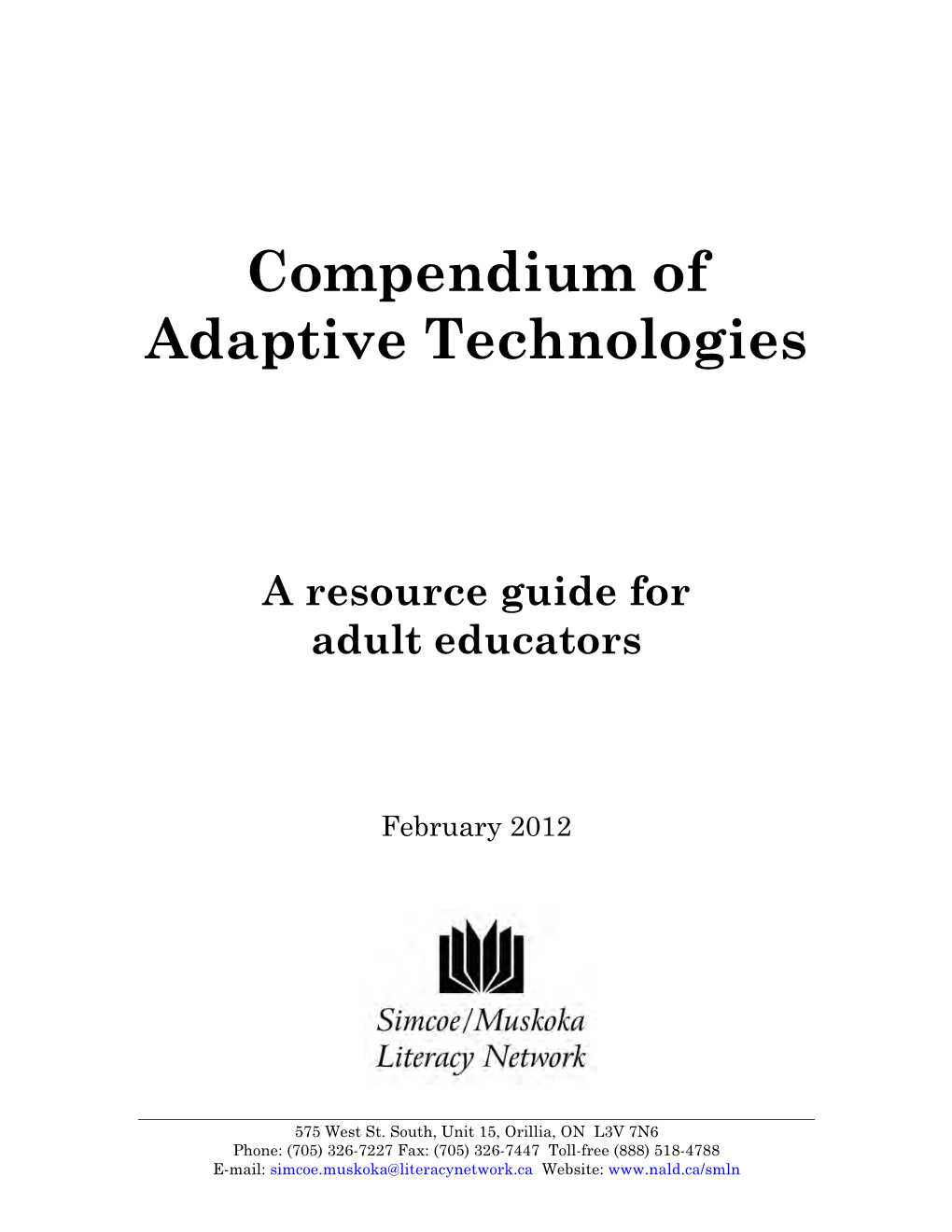 Compendium of Adaptive Technologies