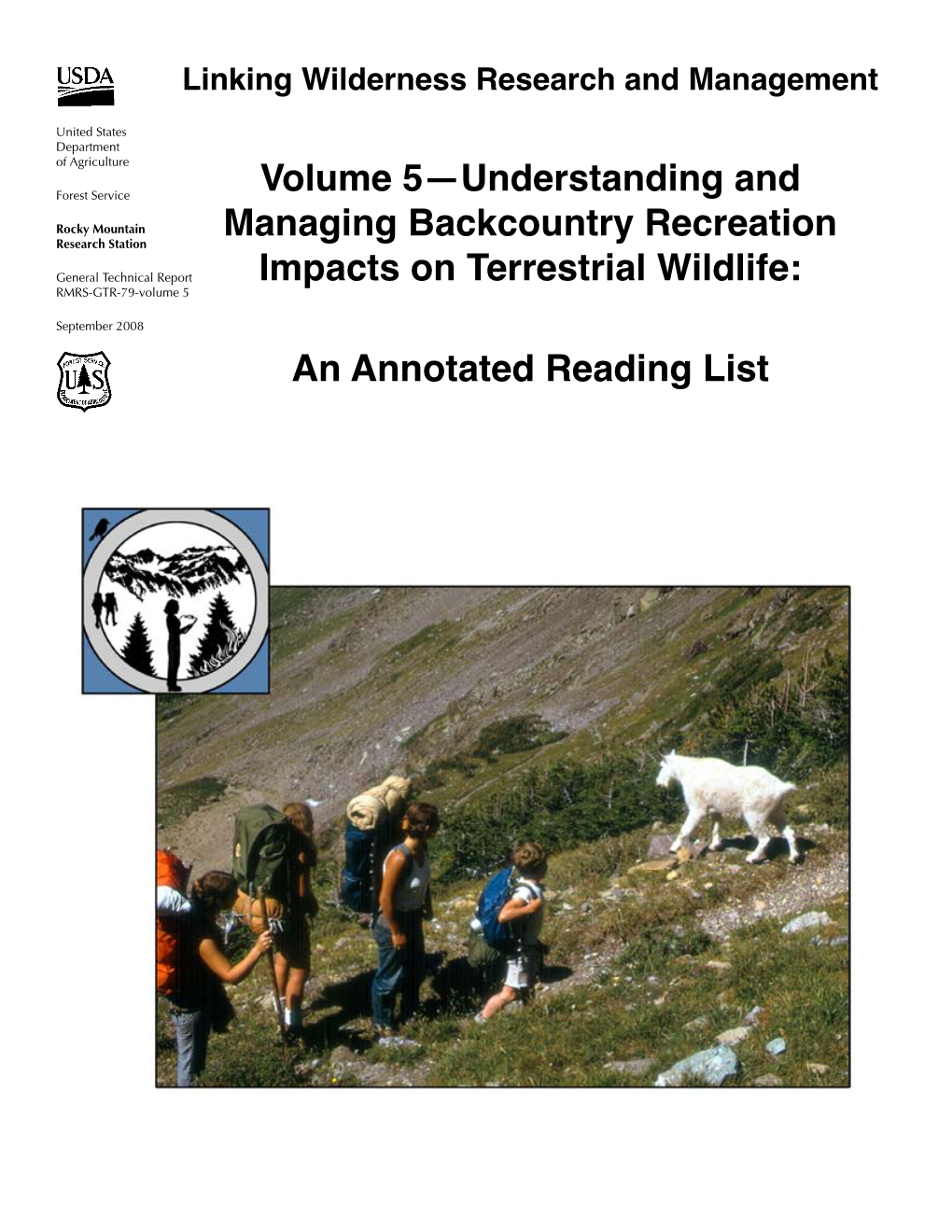 Linking Wilderness Research and Management—Volume 5