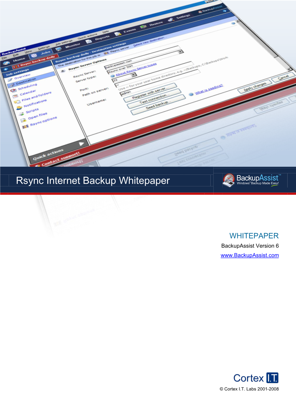 Rsync Internet Backup Whitepaper