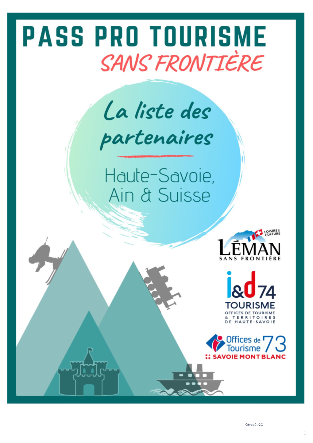 Téléchargez La Liste Des Partenaires En Haute-Savoie, Ain & Suisse