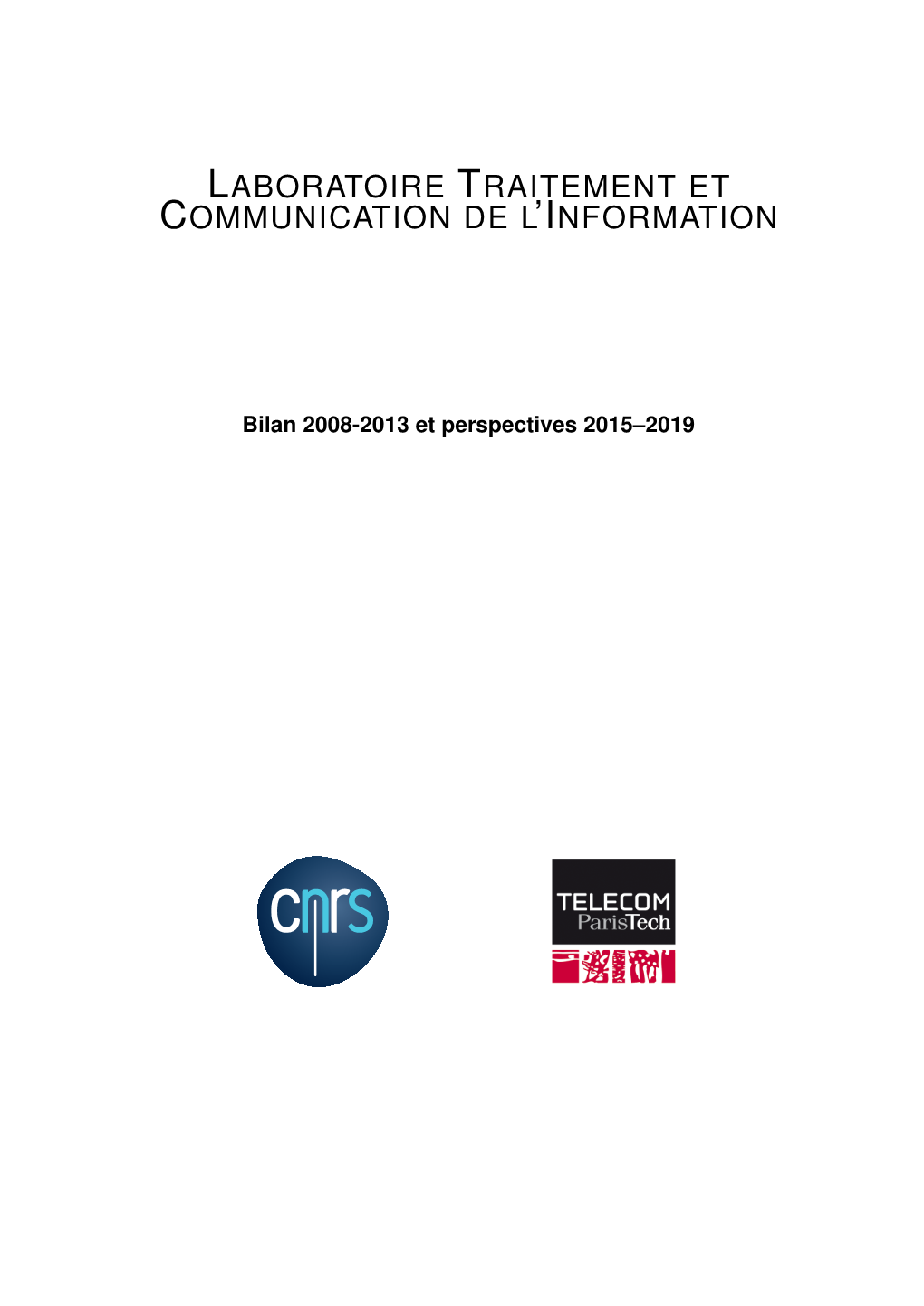 Laboratoire Traitement Et Communication De L'information