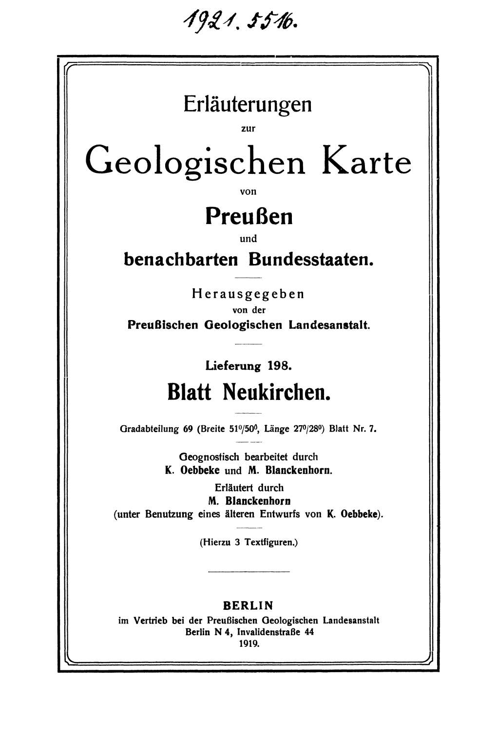 Geologischen Karte