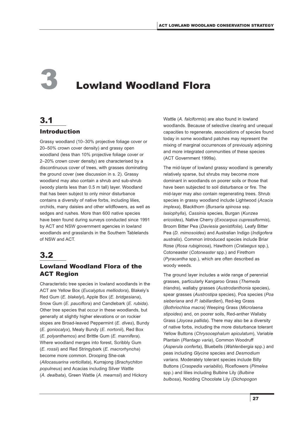 Lowland Woodland Flora