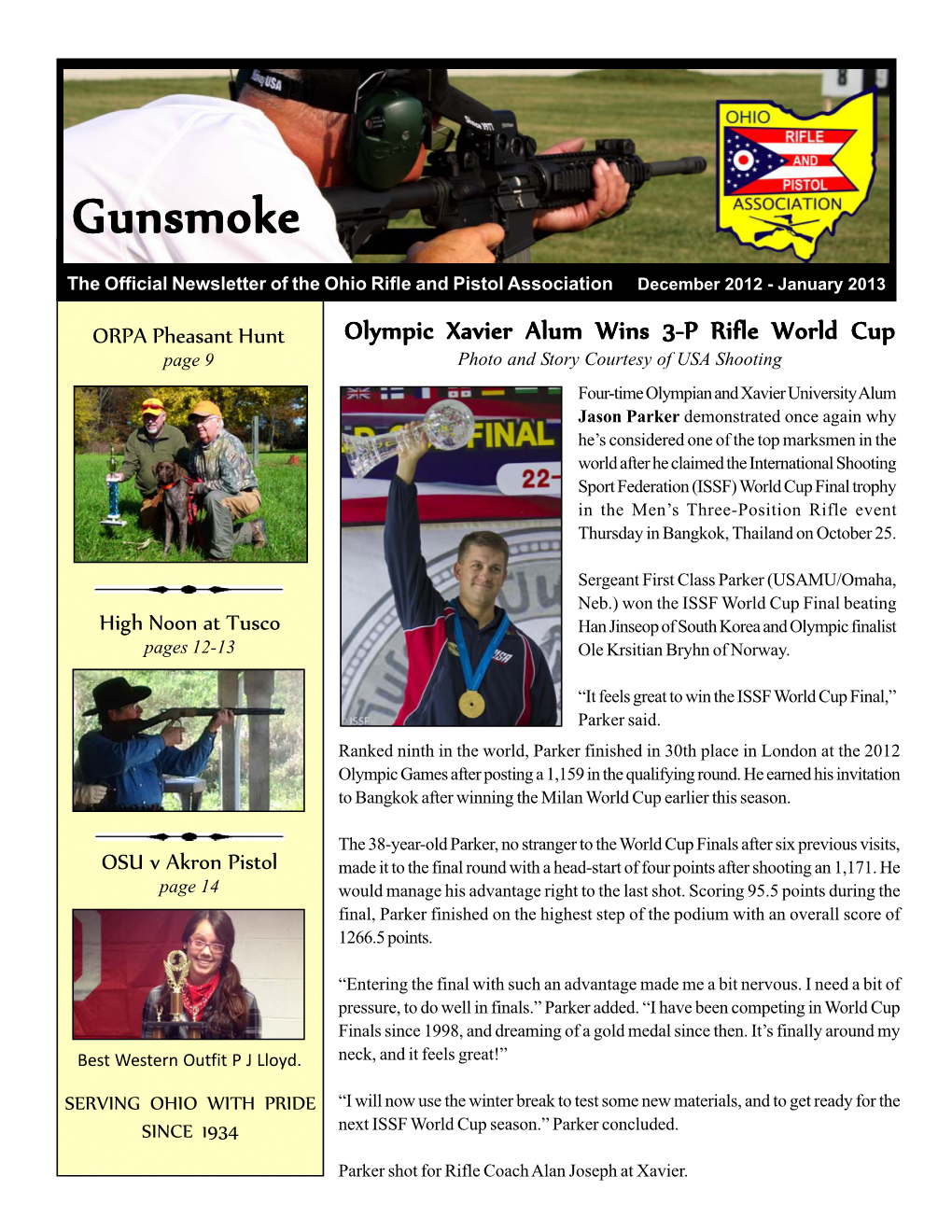 Gunsmoke December 2012 - January 2013