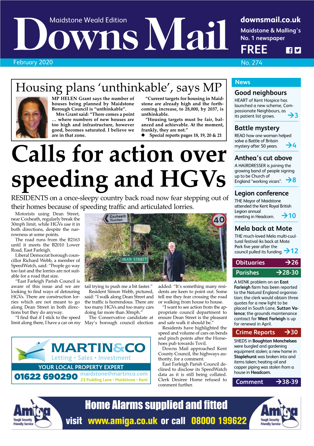 Calls for Action Over Speeding and Hgvs