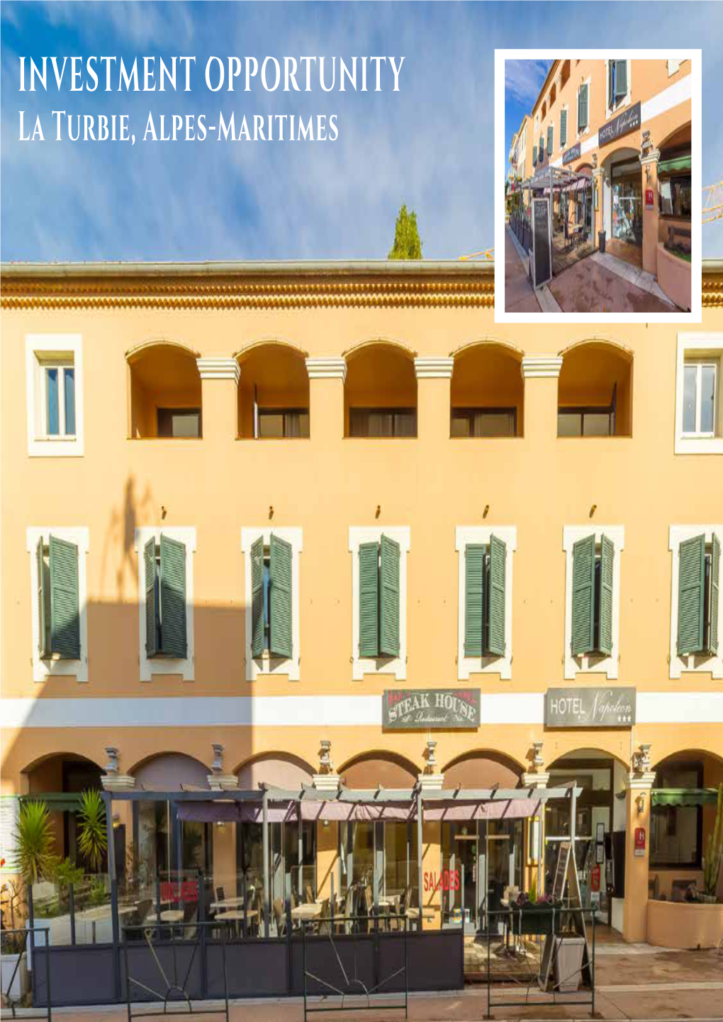 INVESTMENT OPPORTUNITY La Turbie, Alpes-Maritimes