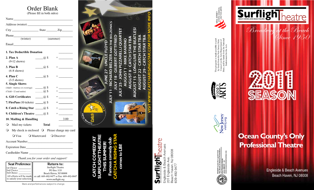 2011 Season Brochure